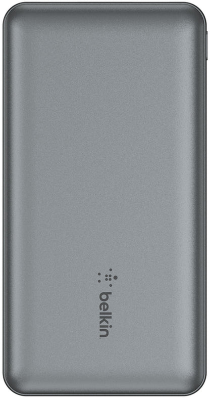 Externe batterij Belkin BoostCharge, 10000mAh, 15W, 1 x USB-C - 2 x USB-A, Grijs BPB011btGY