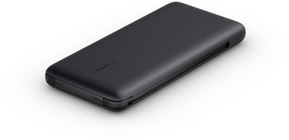Externe batterij Belkin BoostCharge Plus, 10000mAh, 23W, QC + PD, 1 x Lightning - 2 x USB-C, Zwart BPB006btBLK