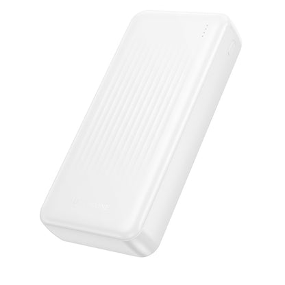 Externer Akku Borofone BJ80A Clever, 20000mAh, 22.5W, QC + PD, 1 x USB-C - 2 x USB-A, Weiß