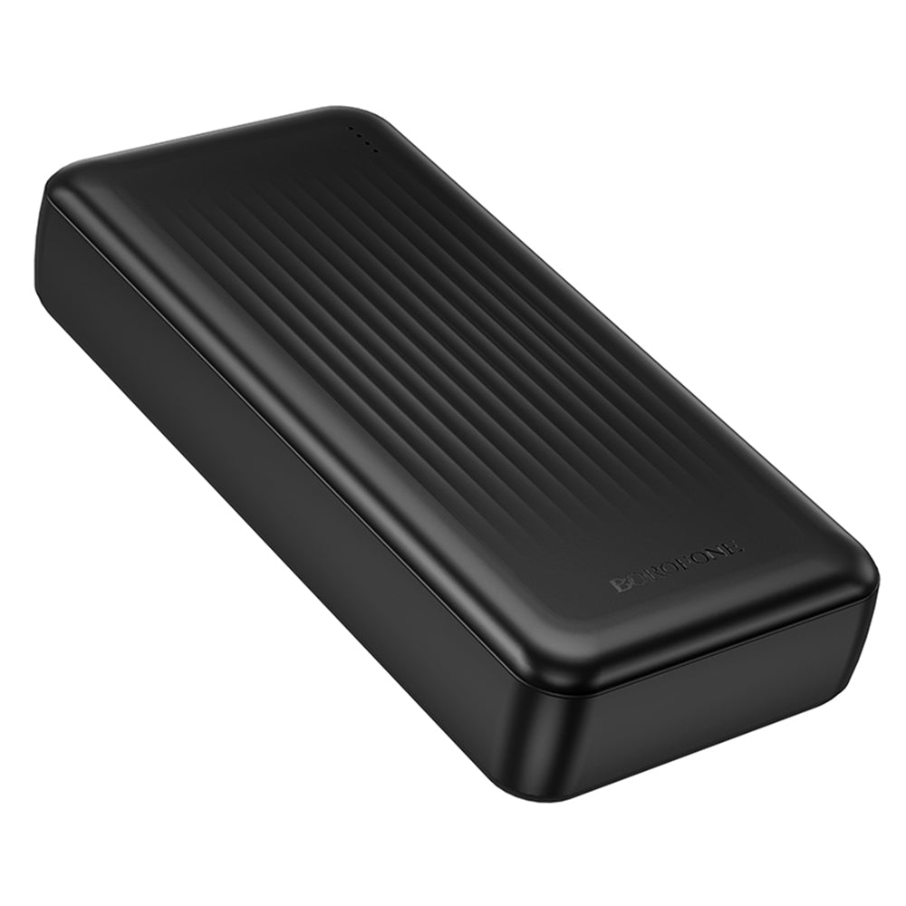 Externer Akku Borofone BJ80A Clever, 20000mAh, 22.5W, QC + PD, 1 x USB-C - 2 x USB-A, Schwarz