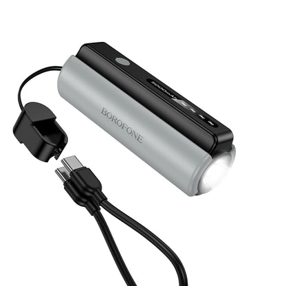 Externe batterij Borofone BJ87 Star, 5000mAh, 10W, 1 x USB-C, Grijs