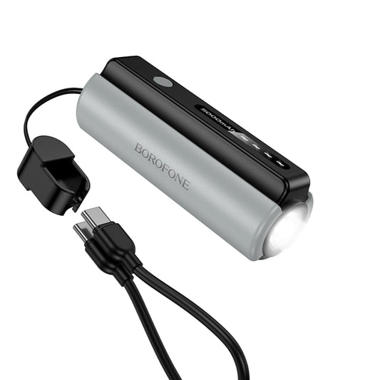 Batterie Externe Borofone BJ87 Star, 5000mAh, 10W, 1 x USB-C, Gris