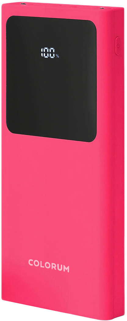 Externe batterij Colorum CPB10-02, 10000mAh, 10W, 2 x USB-A, Magenta