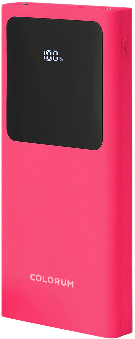 Externe batterij Colorum CPB10-02, 10000mAh, 10W, 2 x USB-A, Magenta