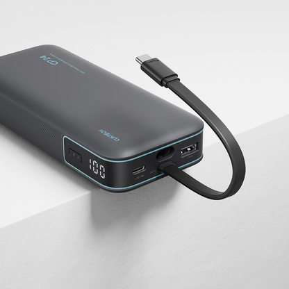 Batterie Externe Cuktech LPB200N, 20000mAh, 40W, QC + PD, 1 x USB-A - 2 x USB-C, Noire