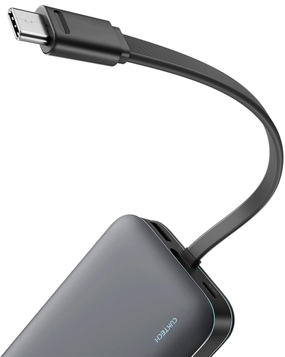Batterie Externe Cuktech LPB200N, 20000mAh, 40W, QC + PD, 1 x USB-A - 2 x USB-C, Noire