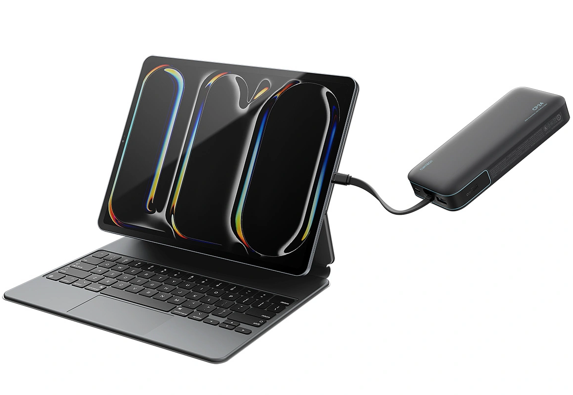 Batterie Externe Cuktech LPB200N, 20000mAh, 40W, QC + PD, 1 x USB-A - 2 x USB-C, Noire