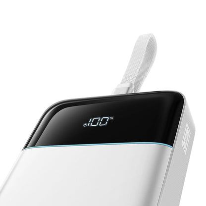 Batterie externe Cuktech LPB252N, 25 000 mAh, 120 W, QC + PD, 1 x USB-A - 2 x USB-C, blanche