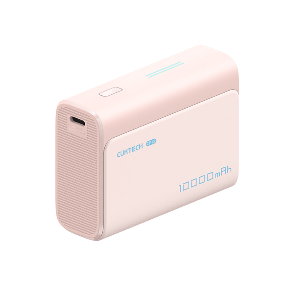 Externe Batterie Cuktech CP13, 10000mAh, 30W, QC + PD, 1 x USB-A - 1 x USB-C, Rosa CUK0PB100DPK