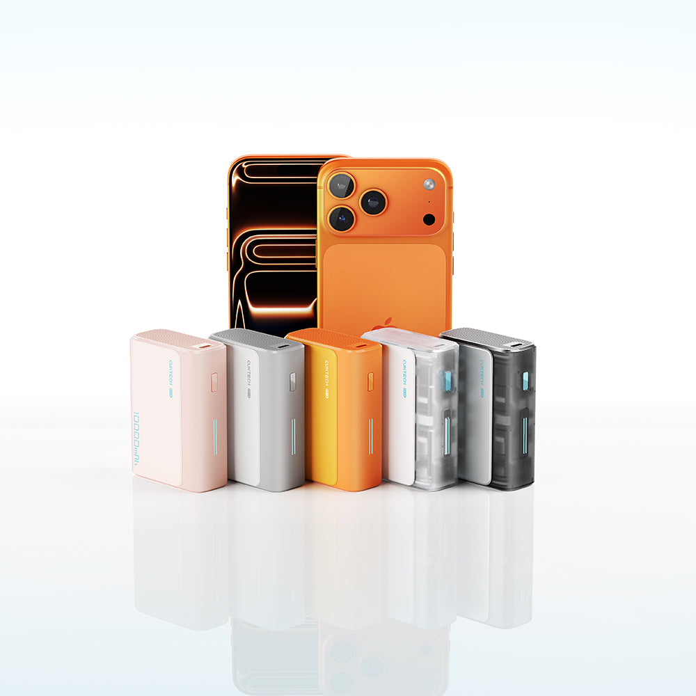 Externe Batterie Cuktech CP13, 10000mAh, 30W, QC + PD, 1 x USB-A - 1 x USB-C, Rosa CUK0PB100DPK