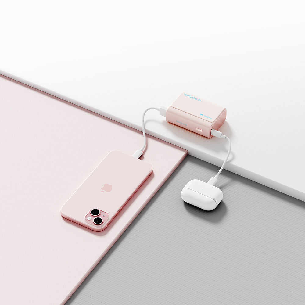 Externe Batterie Cuktech CP13, 10000mAh, 30W, QC + PD, 1 x USB-A - 1 x USB-C, Rosa CUK0PB100DPK
