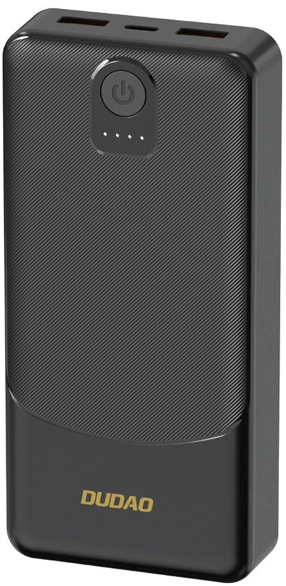 Externer Akku Dudao K10, 10000mAh, 12W, 2 x USB-A, Schwarz
