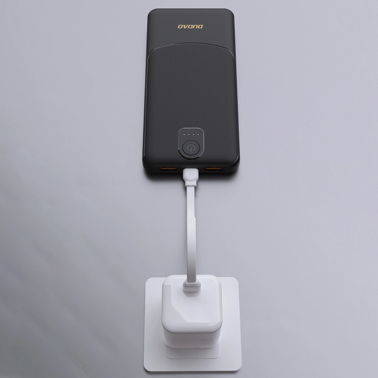Externer Akku Dudao K10, 10000mAh, 12W, 2 x USB-A, Schwarz