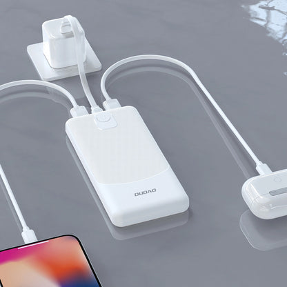 Externer Akku Dudao K10, 10000mAh, 12W, 2 x USB-A, Schwarz