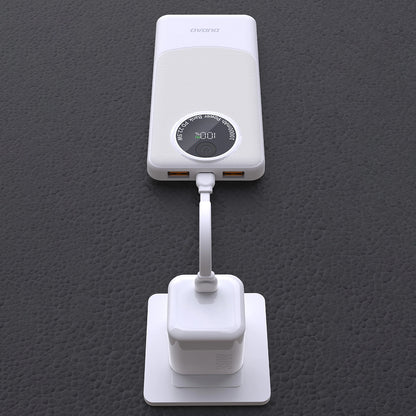 Batterie Externe Dudao K12, 10000mAh, 22.5W, QC + PD, 1 x USB-C - 2 x USB-A, Noire