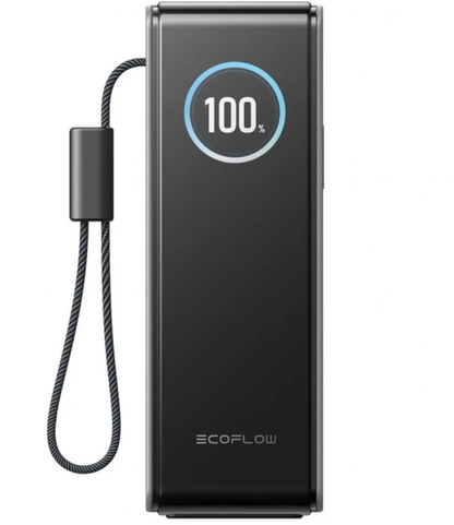 Externer Akku EcoFlow Rapid, 25000mAh, 170W, QC + PD, 1 x USB-A - 3 x USB-C, Grau