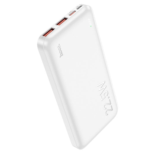 Externer Akku HOCO J101, 10000mAh, 22.5W, QC + PD, 1 x USB-C - 2 x USB-A, Weiß