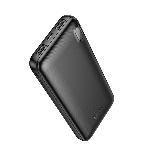 Externe batterij HOCO J128, 10000mAh, 10W, 2 x USB-A, Zwart