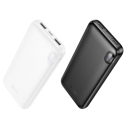 Externe batterij HOCO J128, 10000mAh, 10W, 2 x USB-A, Wit