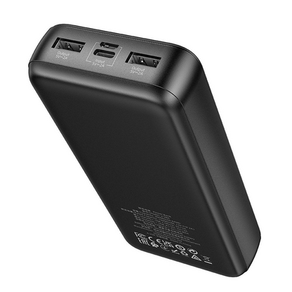 Externe Batterie HOCO J128A, 20000mAh, 10W, 2 x USB-A, Schwarz, Wiederverpackt