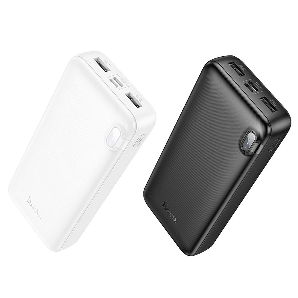 Externe Batterie HOCO J128A, 20000mAh, 10W, 2 x USB-A, Schwarz, Wiederverpackt