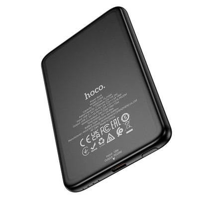 Externe Batterie HOCO Wireless J140A, 5000mAh, 20W, PD + QI, 1 x USB-C, Schwarz