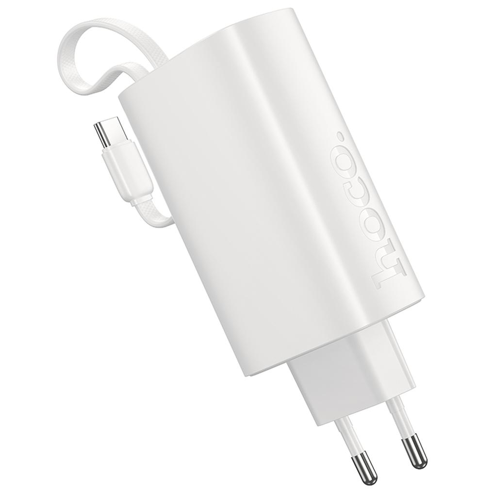HOCO J148 2-in-1-Powerbank, 5000 mAh, 20 W, PD, 2 x USB-C, Weiß