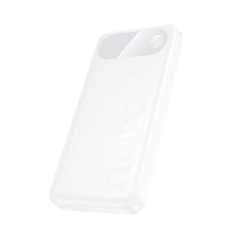 Externe batterij HOCO J154, 10000mAh, 22,5W, QC + PD, 1 x USB-C - 2 x USB-A, Wit
