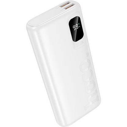Externe batterij HOCO J158 Pro Runner, 10000mAh, 22.5W, QC + PD, 1 x USB-C - 2 x USB-A, Wit