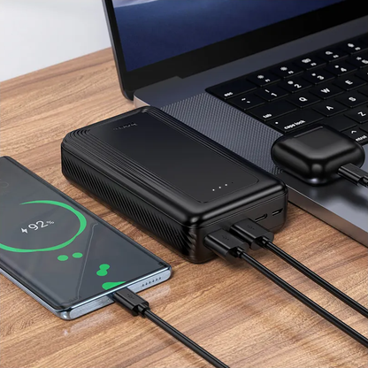 Batterie Externe HOCO J165A, 20000mAh, 10W, 2 x USB-A, Noire
