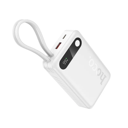 Externe Batterie HOCO J171A, 20000mAh, 22,5W, QC + PD, 1 x Lightning - 1 x USB-A - 2 x USB-C, Weiß