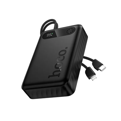 Externe batterij HOCO J171A, 20000mAh, 22,5W, QC + PD, 1 x Lightning - 1 x USB-A - 2 x USB-C, Zwart