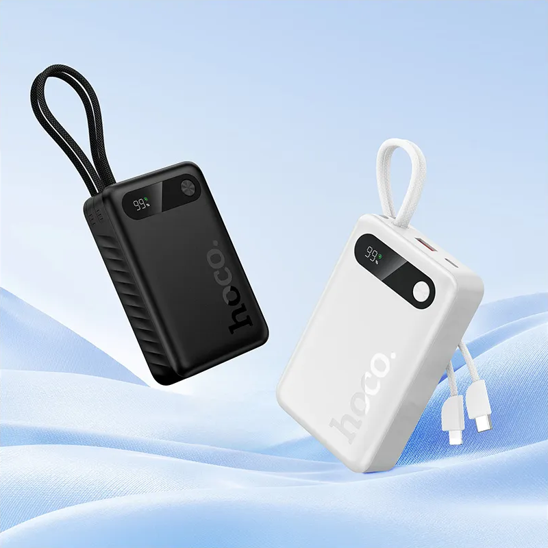 Externe Batterie HOCO J171A, 20000mAh, 22,5W, QC + PD, 1 x Lightning - 1 x USB-A - 2 x USB-C, Weiß