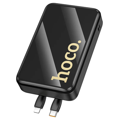 Externe Batterie HOCO Q37A, 20000mAh, 22,5W, QC + PD, 1 x Lightning - 1 x USB-A - 2 x USB-C, Schwarz
