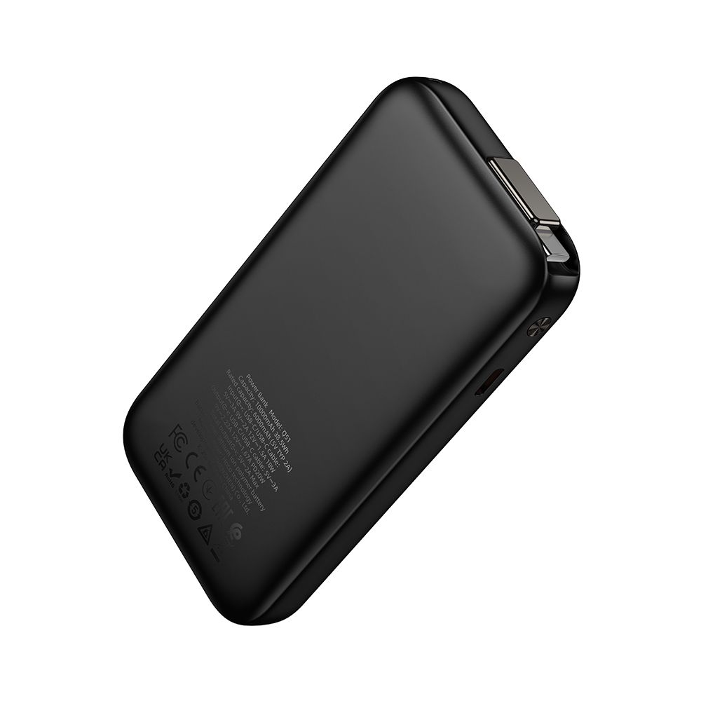 Batterie Externe HOCO Q51, 10000mAh, 20W, PD, 2 x USB-C, Noire