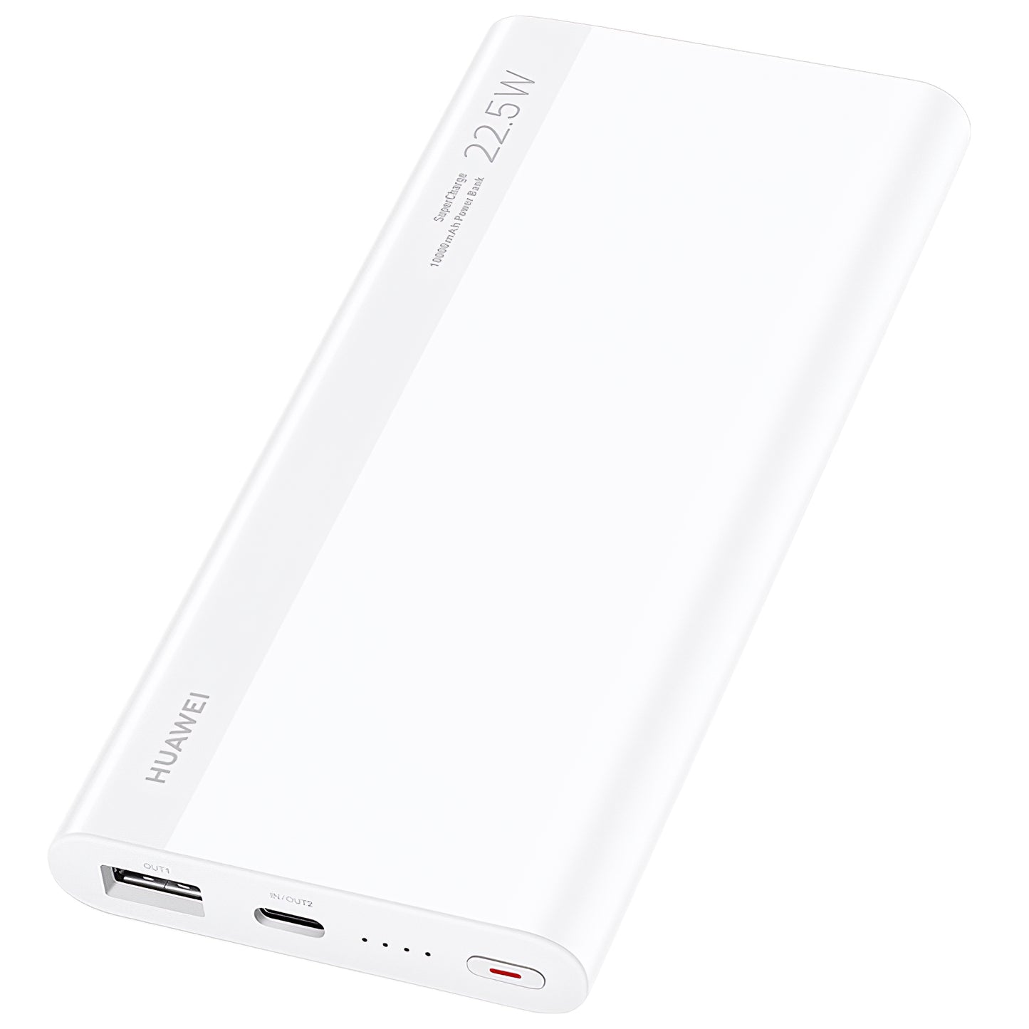 Huawei SuperCharge externe batterij, 10000mAh, 22.5W, QC + PD, 1 x USB-A - 1 x USB-C, Wit 55034445