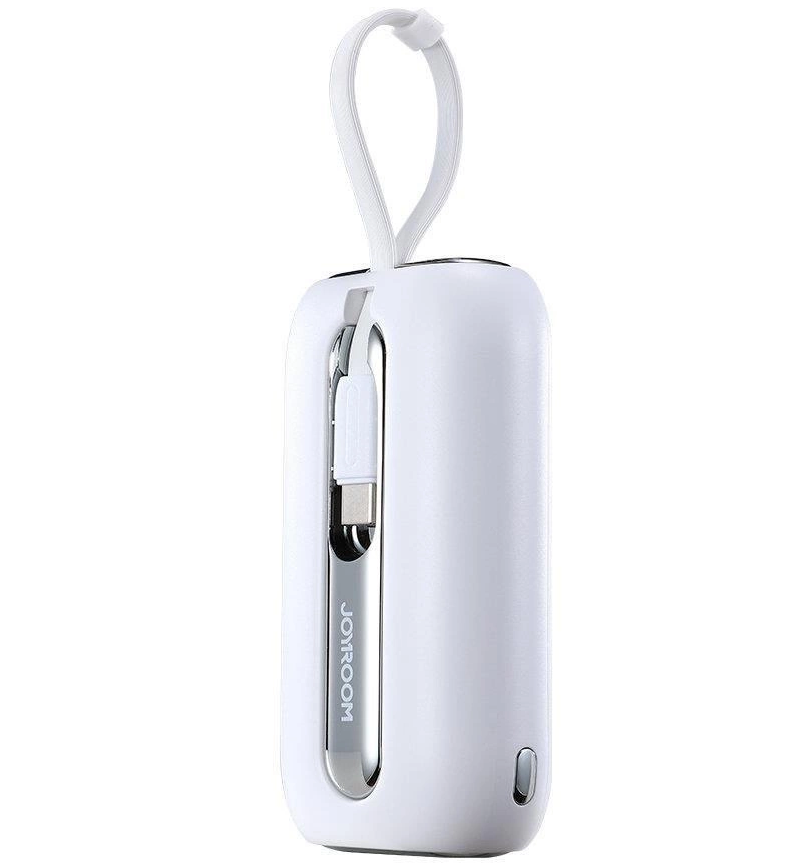Batterie Externe Joyroom Colorful Series JR-L012, 10000mAh, 22.5W, QC + PD, 1 x Lightning - 2 x USB-C, Blanche