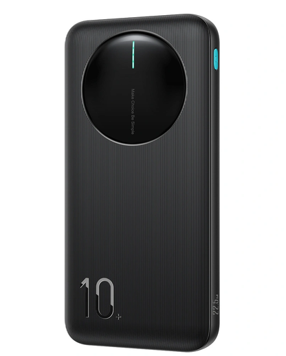 Batterie Externe Joyroom JR-PBF12 Pro, 10000mAh, 22,5W, QC + PD, 1 x USB-C - 2 x USB-A, Noire