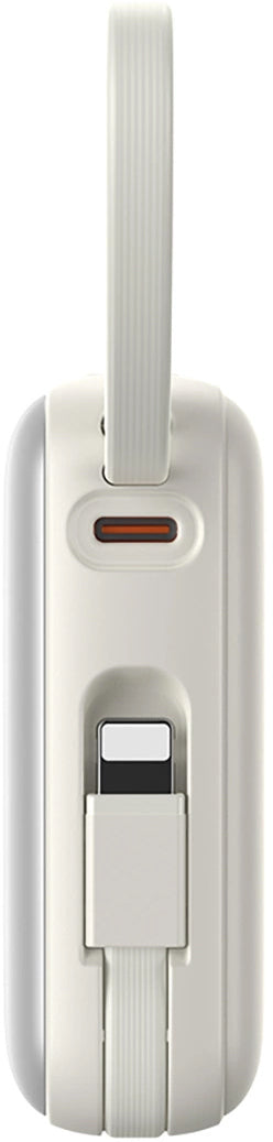 Joyroom JR-PBF27 External Battery, 10000mAh, 22.5W, PD, 1 x Lightning - 2 x USB-C, White