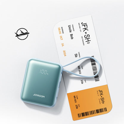 Batterie Externe Joyroom JR-PBF27, 10000mAh, 22.5W, PD, 1 x Lightning - 2 x USB-C, Bleue