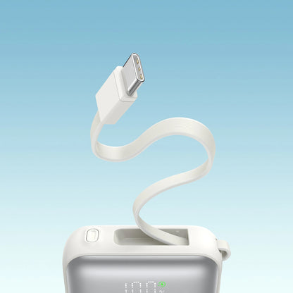 Joyroom JR-PBF27 External Battery, 10000mAh, 22.5W, PD, 1 x Lightning - 2 x USB-C, White