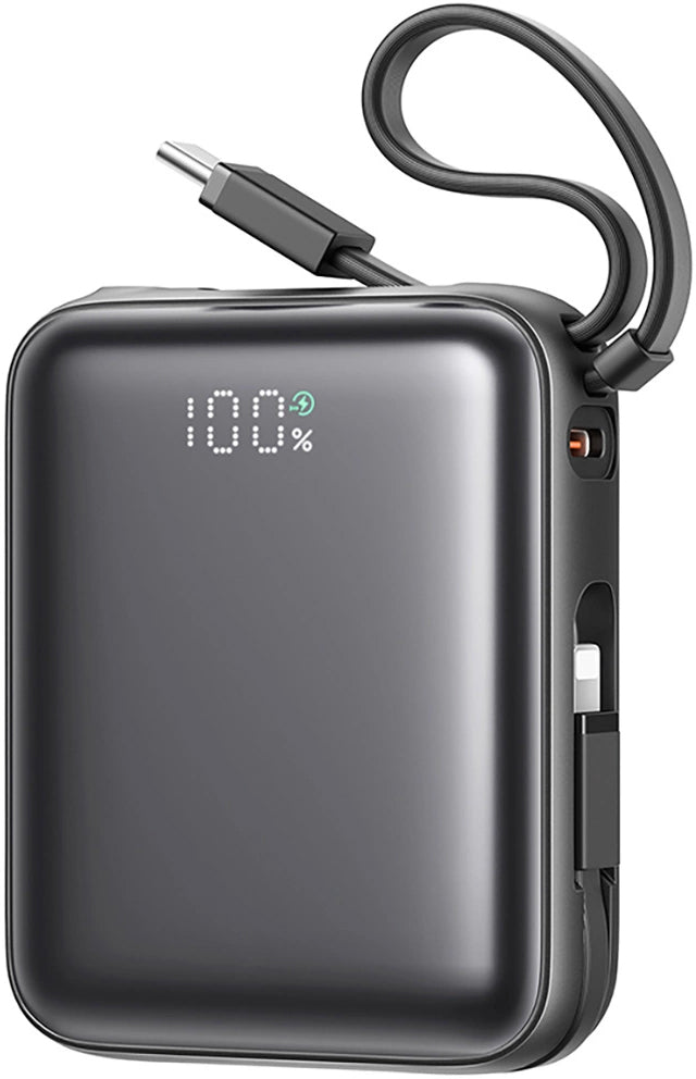 Joyroom JR-PBF27 External Battery, 10000mAh, 22.5W, PD, 1 x Lightning - 2 x USB-C, Black