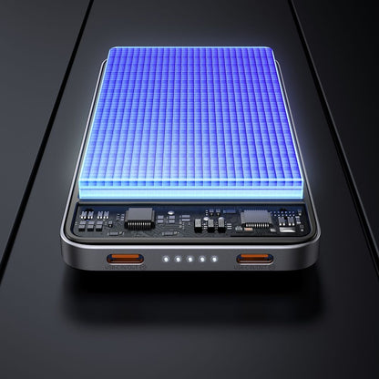 Externer Wireless-Akku McDodo MC-3781 Meta, 10000mAh, 20W, PD + FQI, 1 x QI - 2 x USB-C, Schwarz