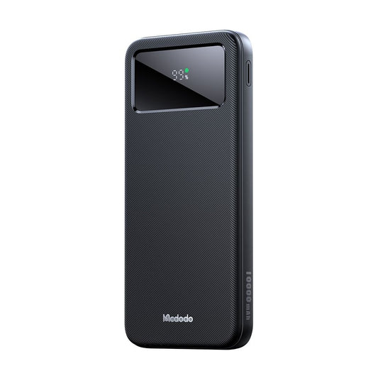Externe Batterij McDodo MC-4220, 10000mAh, 22.5W, QC + PD, 2 x USB-A - 1 x USB-C, Zwart