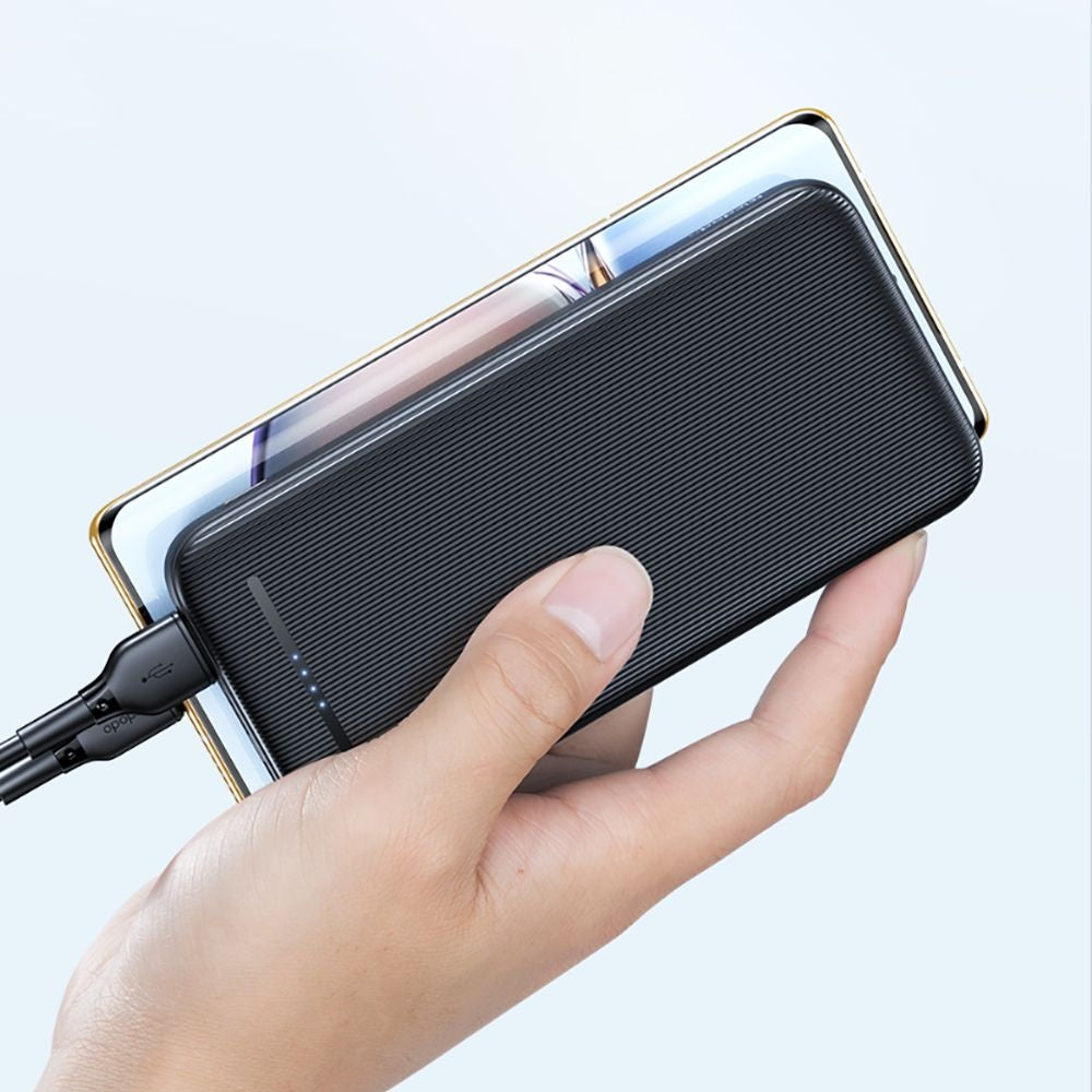 Externer Akku McDodo MC-4631 Online, 10000mAh, 10W, 2 x USB-A - 1 x USB-C, Schwarz