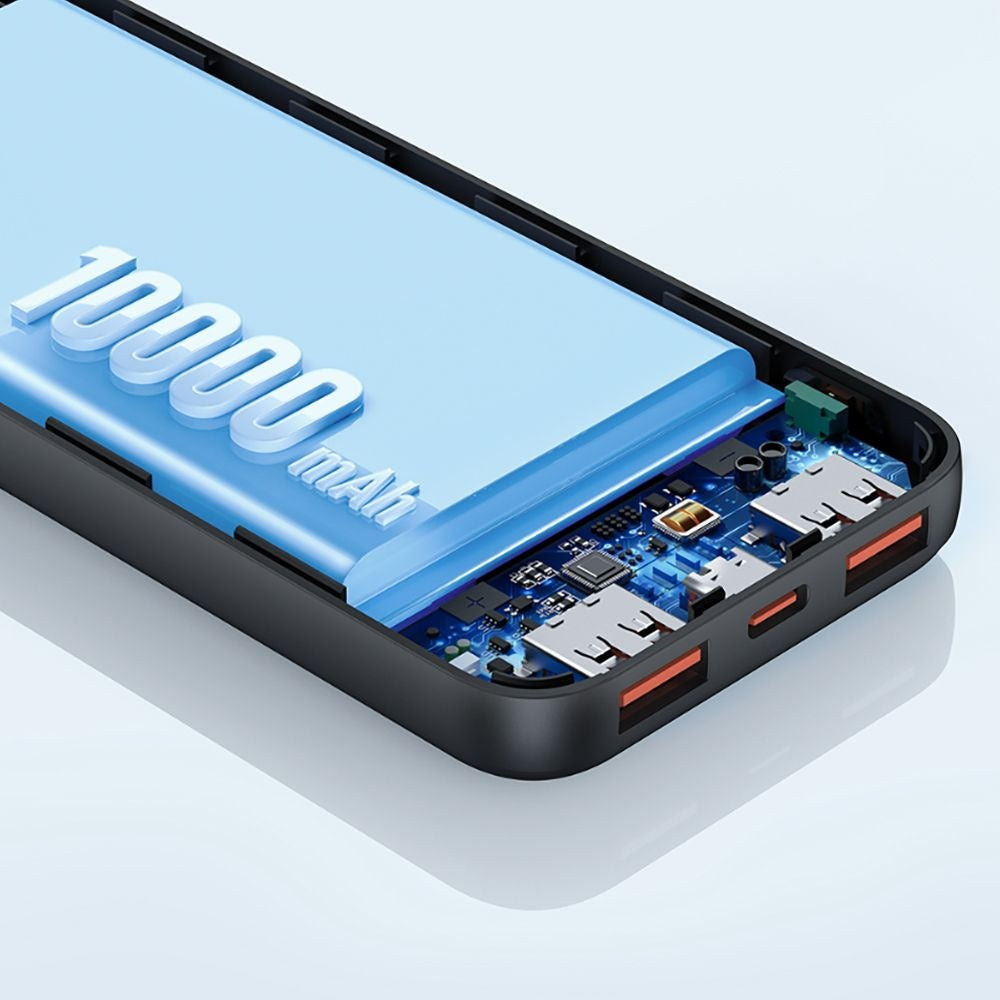 Externer Akku McDodo MC-4631 Online, 10000mAh, 10W, 2 x USB-A - 1 x USB-C, Schwarz