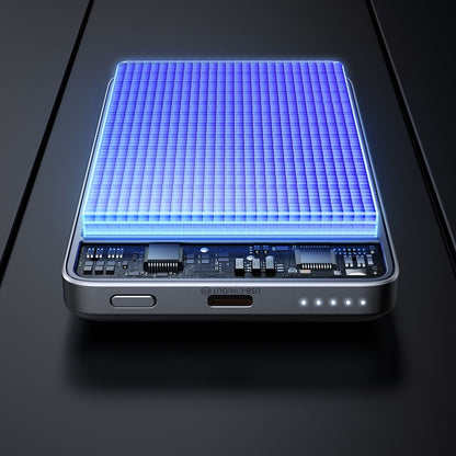 Draadloze Externe Batterij McDodo MC-4651 Meta, 10000mAh, 20W, PD + FQI, 1 x QI - 1 x USB-C, Zwart