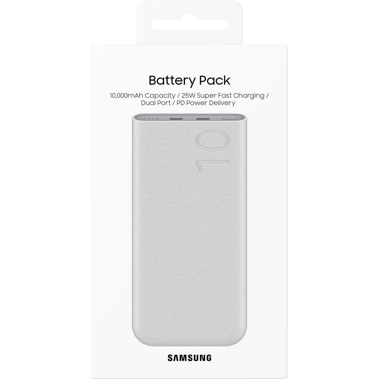 Samsung externe batterij, 10000mAh, 25W, PD, 2 x USB-C, Beige EB-P3400XUEGEU