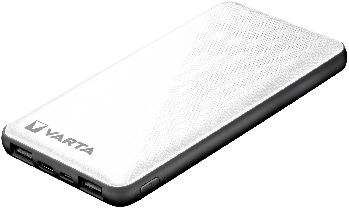 Varta Energy Externe Batterij, 10000mAh, 15W, 2 x USB-A - 1 x USB-C, Wit