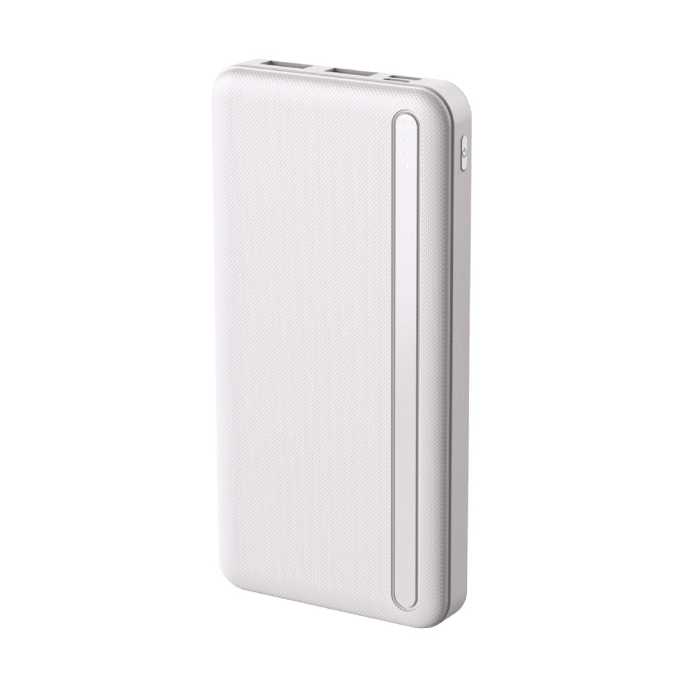 Externe Batterij Setty PB1-101, 10000mAh, 10W, 2 x USB-A, Wit